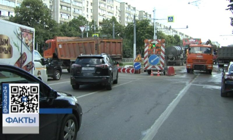 Движение общественного транспорта возобновят на улице Тургенева в Краснодаре