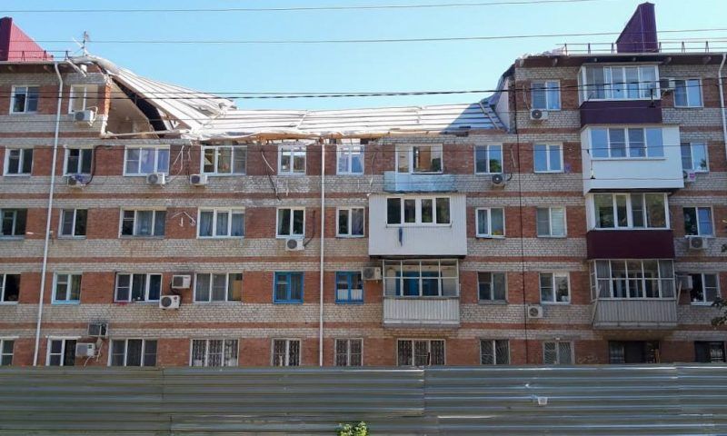 В Краснодаре завершили демонтаж поврежденных конструкций в многоэтажке на улице Клинической