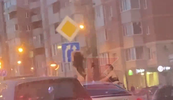 Полицейские установили личность девушки, катавшейся голой на крыше BMW в Краснодаре и Сочи