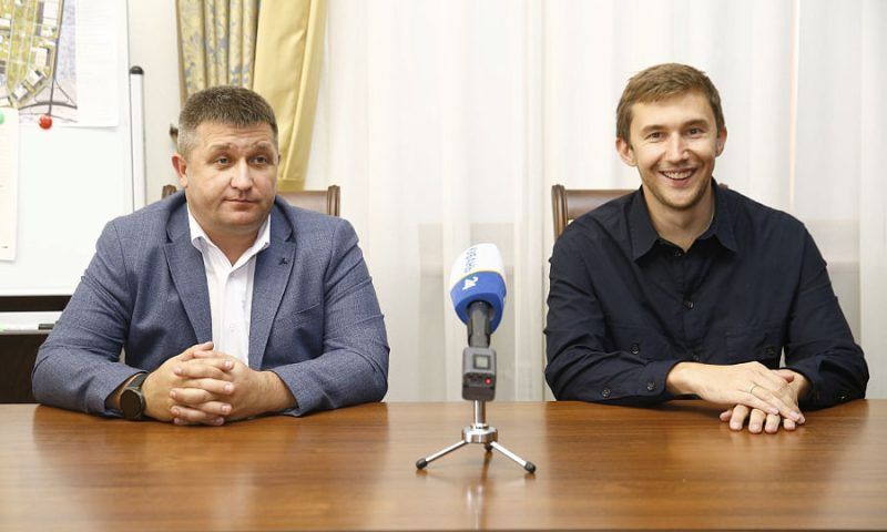 Гроссмейстер Сергей Карякин приехал на Кубань, чтобы обсудить развитие шахматного спорта