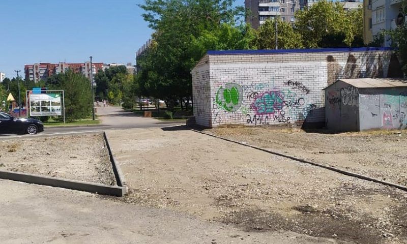 Пешеходную зону благоустроят на месте снесенных гаражей в Юбилейном микрорайоне Краснодара