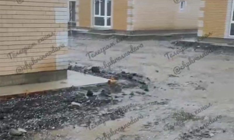 На Краснодар обрушился ливень с градом. Видео