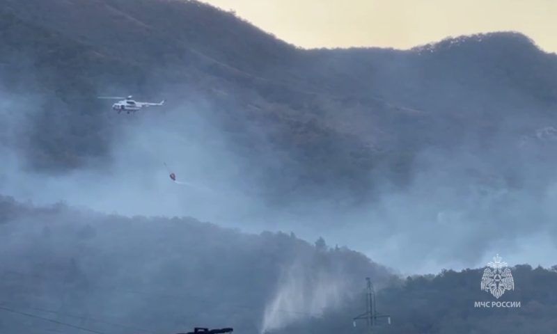 Самолет-амфибия вылетел в Геленджик для тушения лесного пожара