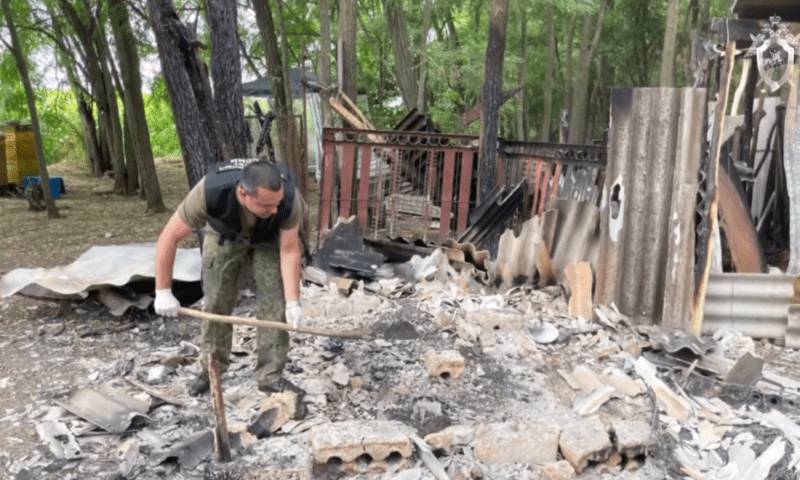 Мужчина из-за ссоры сжег сторожку и находившегося в ней совладельца пасеки в Краснодарском крае  