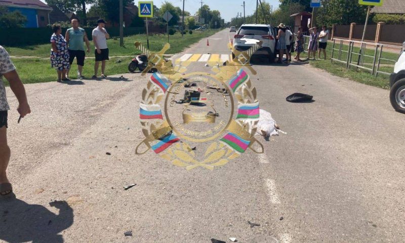 Пятилетний пассажир скутера погиб в массовом ДТП в Краснодарском крае по вине отчима
