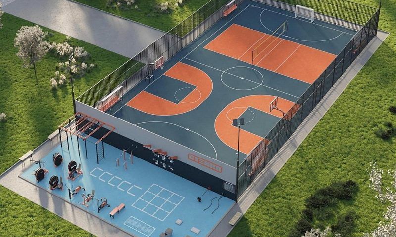 Пять многофункциональных спортплощадок построит Краснодарский край в Херсонской области