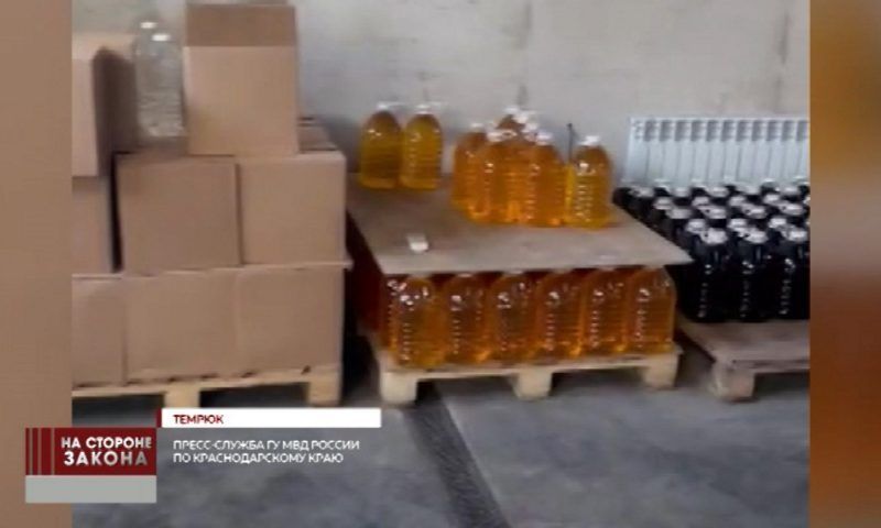 Вино, коньяк, текила: около 19 тонн нелегального алкоголя изъяли в Темрюке