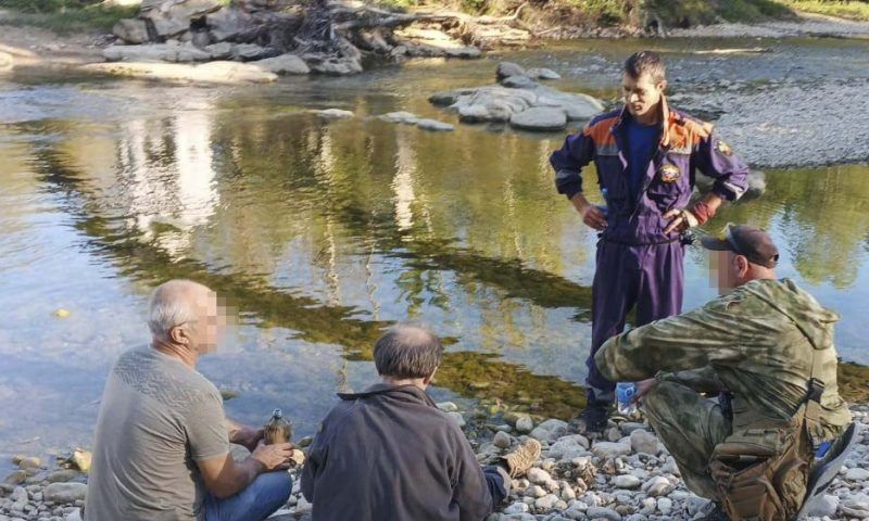 Заблудившийся мужчина с диабетом провел ночь у реки в горах Апшеронского района