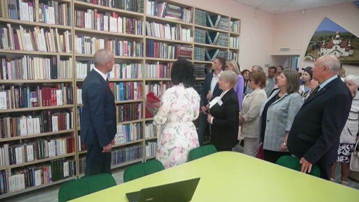 Модельную библиотеку открыли по нацпроекту в Мостовском районе