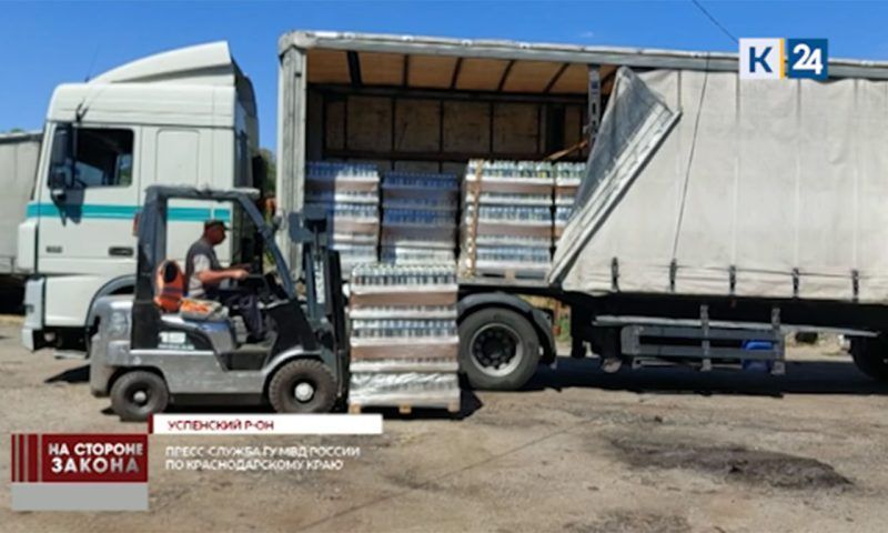 Более 4 тыс. литров пива изъяли на посту ДПС в Успенском районе