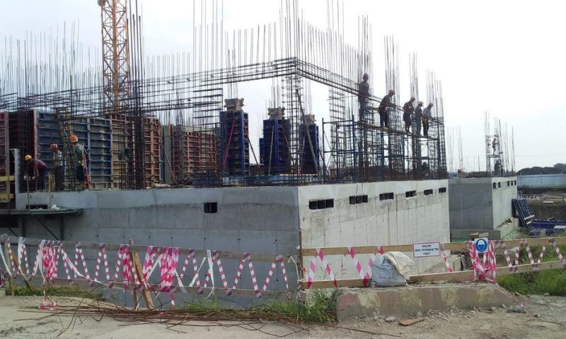 В Динском районе по нацпроекту строят новую поликлинику