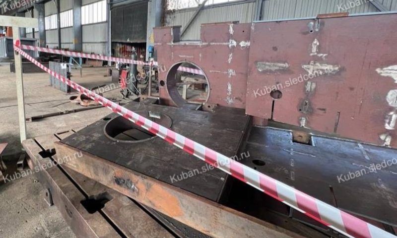На Кубани будут судить сотрудника завода за смерть слесаря при обрушении станка