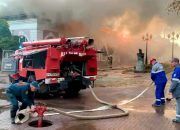 В МЧС назвали предварительную причину пожара в здании банка в Ейске
