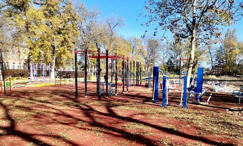 Благоустройство парка по нацпроекту завершают в Отрадненском районе