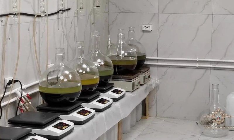 Более 32 кг «синтетики» изъяли из нарколаборатории в Анапе