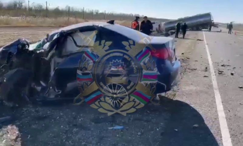 Водитель иномарки погиб, врезавшись на встречке в бензовоз в Краснодарском крае