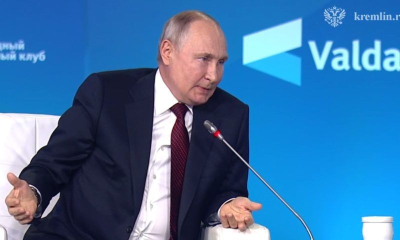 Путин заявил, что Украина не продержится больше недели без помощи Запада