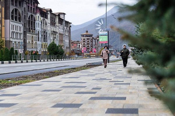 В Сочи благоустроят почти 60 км пешеходных зон