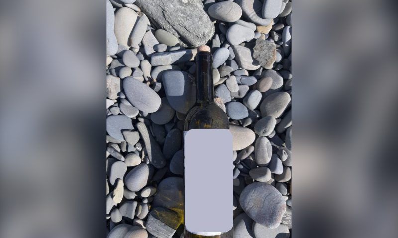 Бутылку с посланием из Абхазии нашли на берегу моря в Анапе