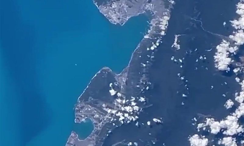 Космонавт показал, как выглядят Краснодарский край и Крым из космоса