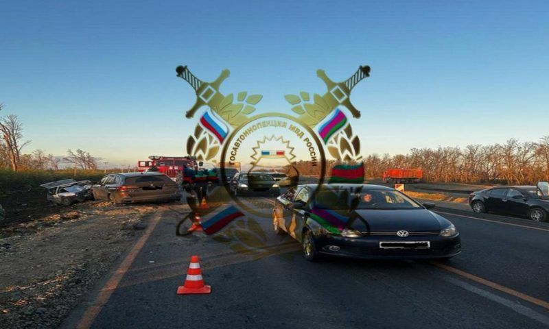 Женщина погибла за рулем ВАЗ-2109 в лобовом ДТП с BMW под Краснодаром