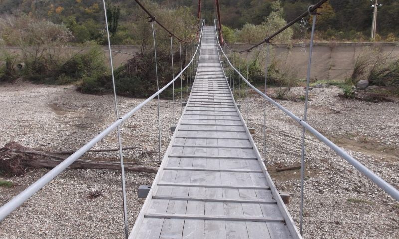 Смытый во время летнего подтопления мост восстановили в Туапсинском районе