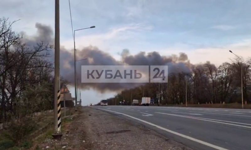 Бывший мусорный полигон загорелся в Северском районе