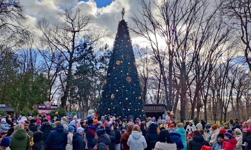 В Краснодаре 30 декабря торжественно откроют новогодние елки еще в двух парках