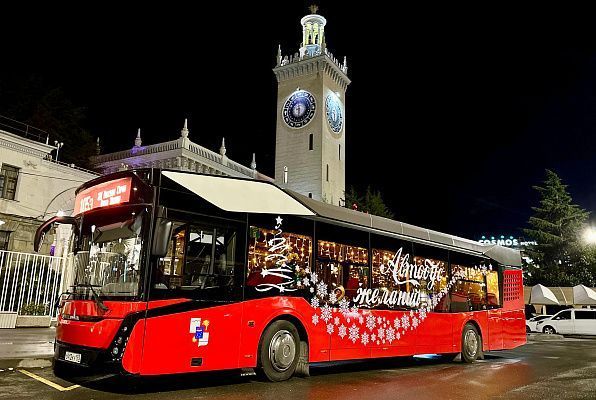 «Автобусы желаний» начали курсировать на улицах Сочи
