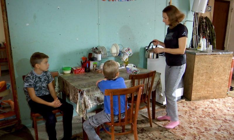 В дом многодетной семьи провели газ после «Прямой линии» с губернатором Кубани