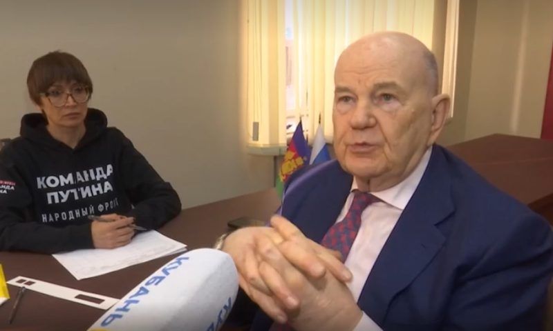 Главврач ККБ № 1 Порханов поддержал кандидатуру Путина на выборах президента