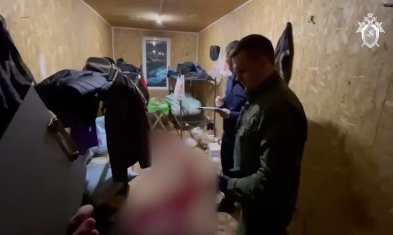 Следком показал видео с места расстрела строителей в Краснодаре
