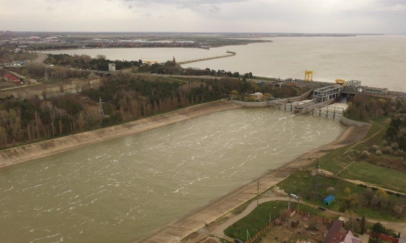 Водохранилище в Краснодаре достигло полугодового максимума по уровню воды