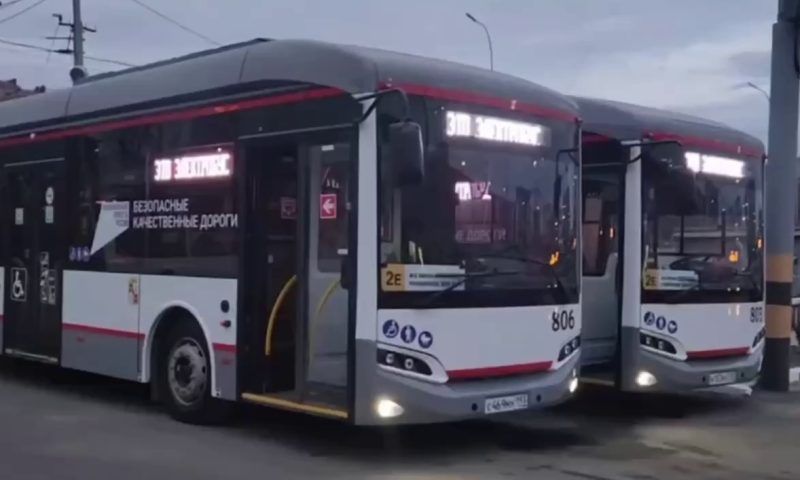 В Краснодаре запустили на линию 16 электробусов