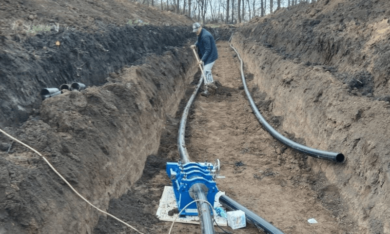К строительству водопровода приступили в Армавире