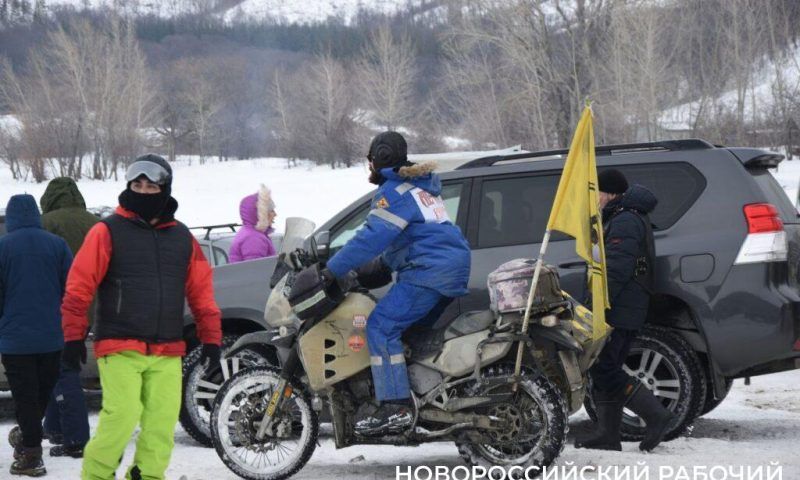 Байкеры из Новороссийска проехали 1,8 тыс. км для участия в гонках на льду