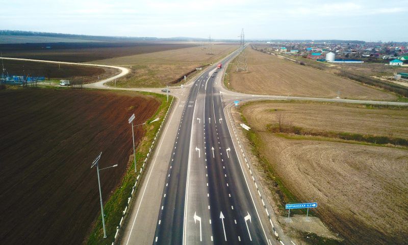 На Кубани отремонтировали дальний подход к Крымском мосту