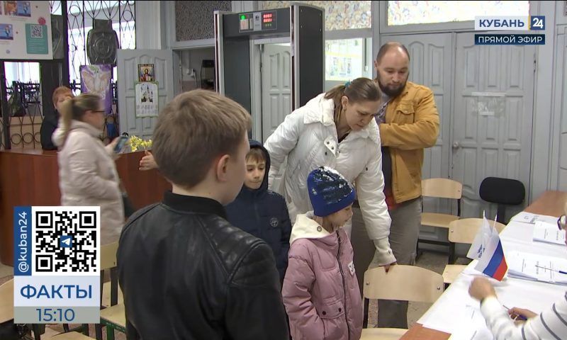 Участники проекта «Всей семьей» из Краснодара проголосовали на выборах