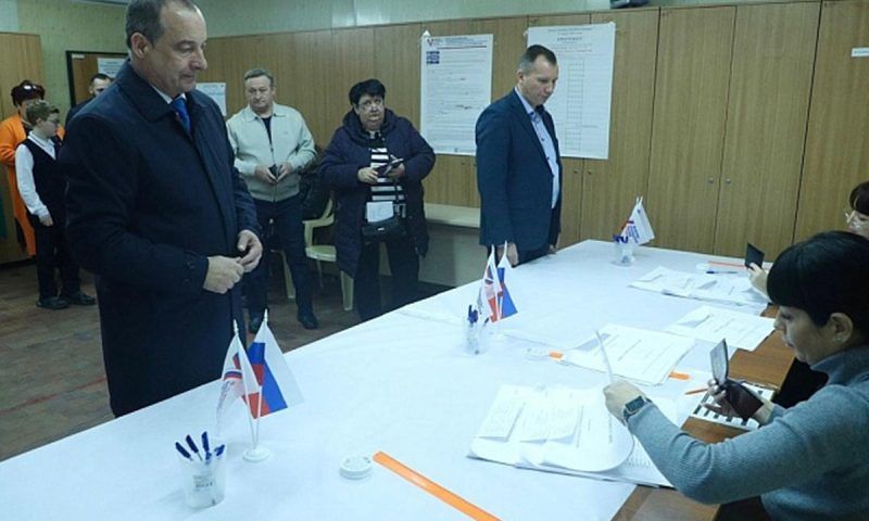 Юрий Бурлачко проголосовал на выборах президента России