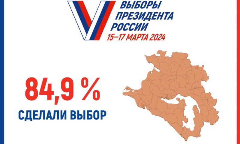 Явка избирателей в Краснодарском крае достигла рекордных 85%
