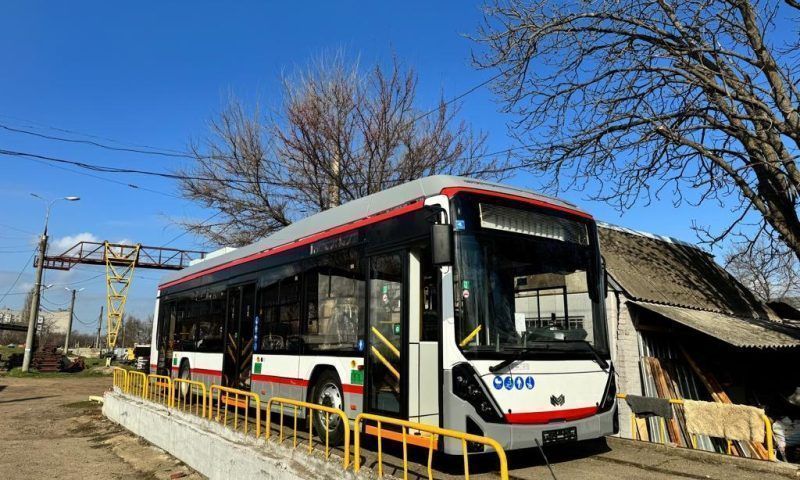 Первый белорусский электробус доставили в Краснодар