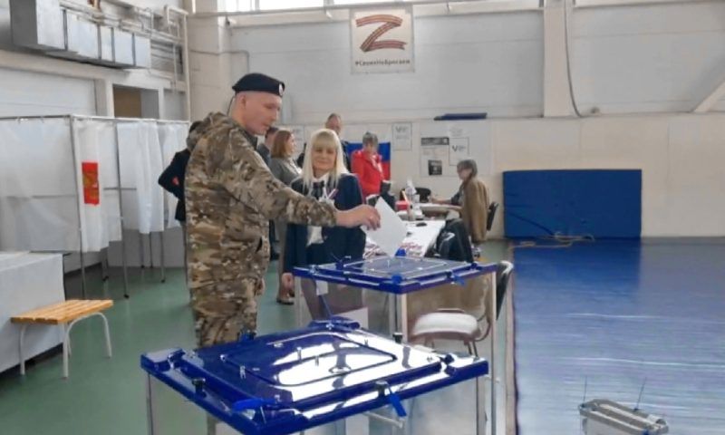 Участник СВО Замаруев проголосовал на выборах президента РФ в Краснодаре