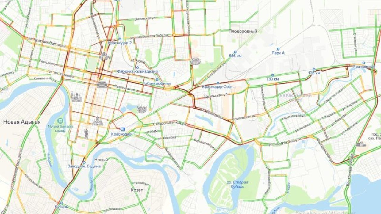 В пятничный вечер Краснодар увяз в 9-балльных пробках - 5 апреля, 2024 Все  новости, Общество «Кубань 24»