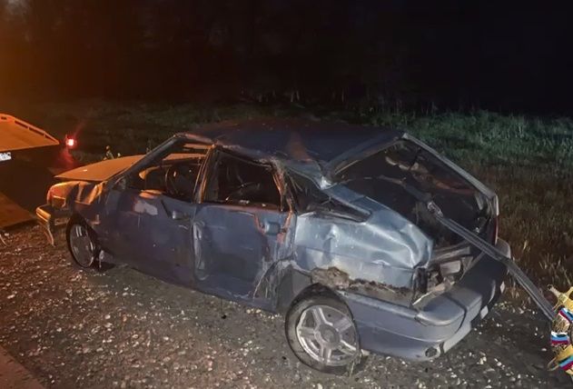 Водителя ВАЗа погиб, вылетев с дороги ночью в Краснодарском крае