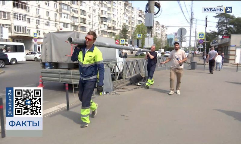 Мэр Краснодара Наумов взял под контроль ситуацию с упавшим на женщину светофором