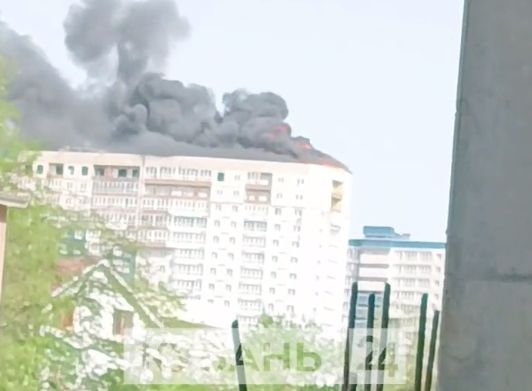 Пожар в ЖК «Фонтаны» в Краснодаре произошел во время монтажа кровли