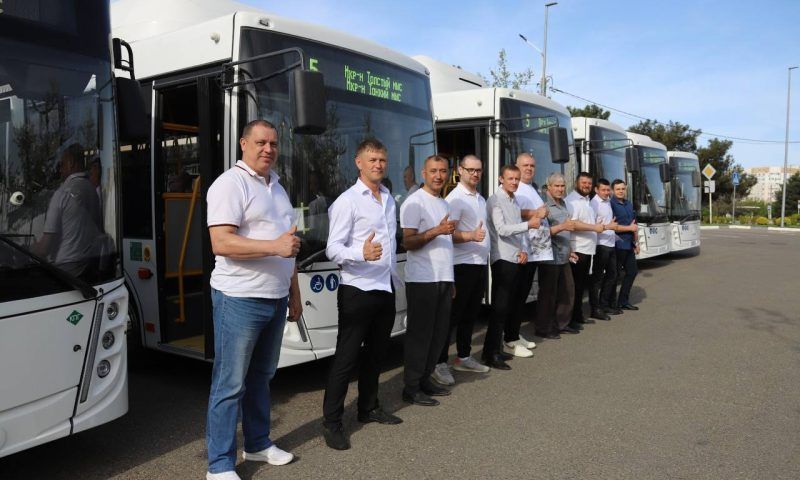 На улицы Геленджика выйдут 10 современных автобусов из Беларуси