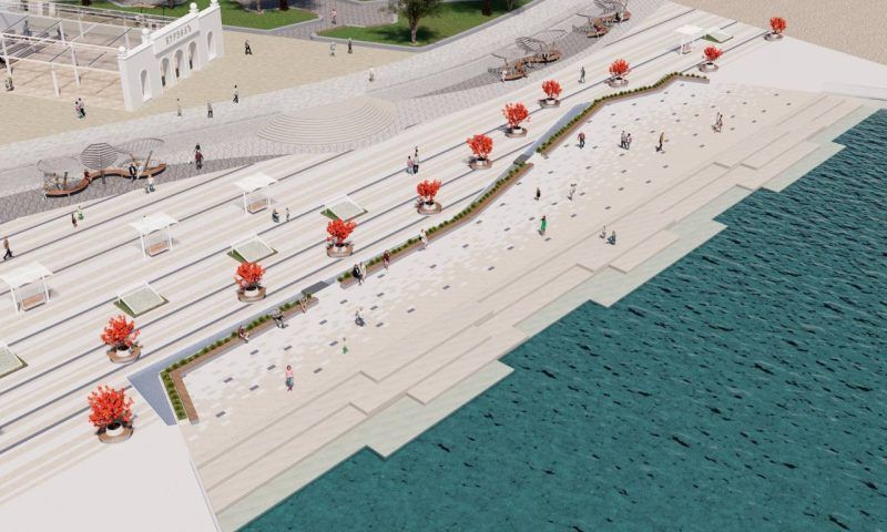 В Геленджике планируют создать единую пешеходную зону на набережной