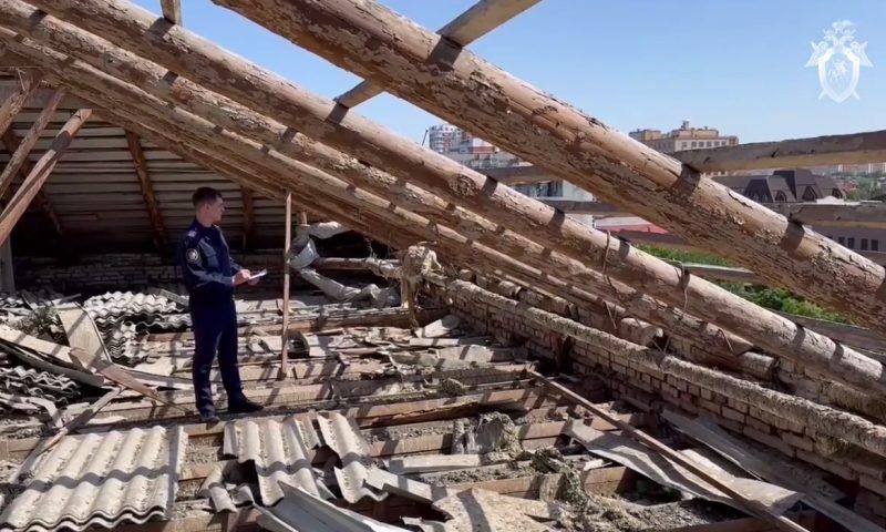 Бастрыкин взял под контроль дело о падении крыши в школе № 29 Краснодара