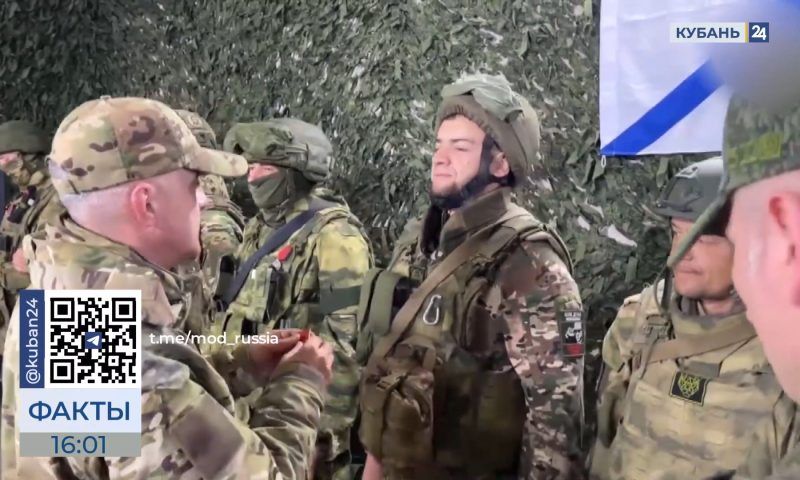 Бойцов отряда БАРС наградили орденами и медалями за службу в зоне СВО